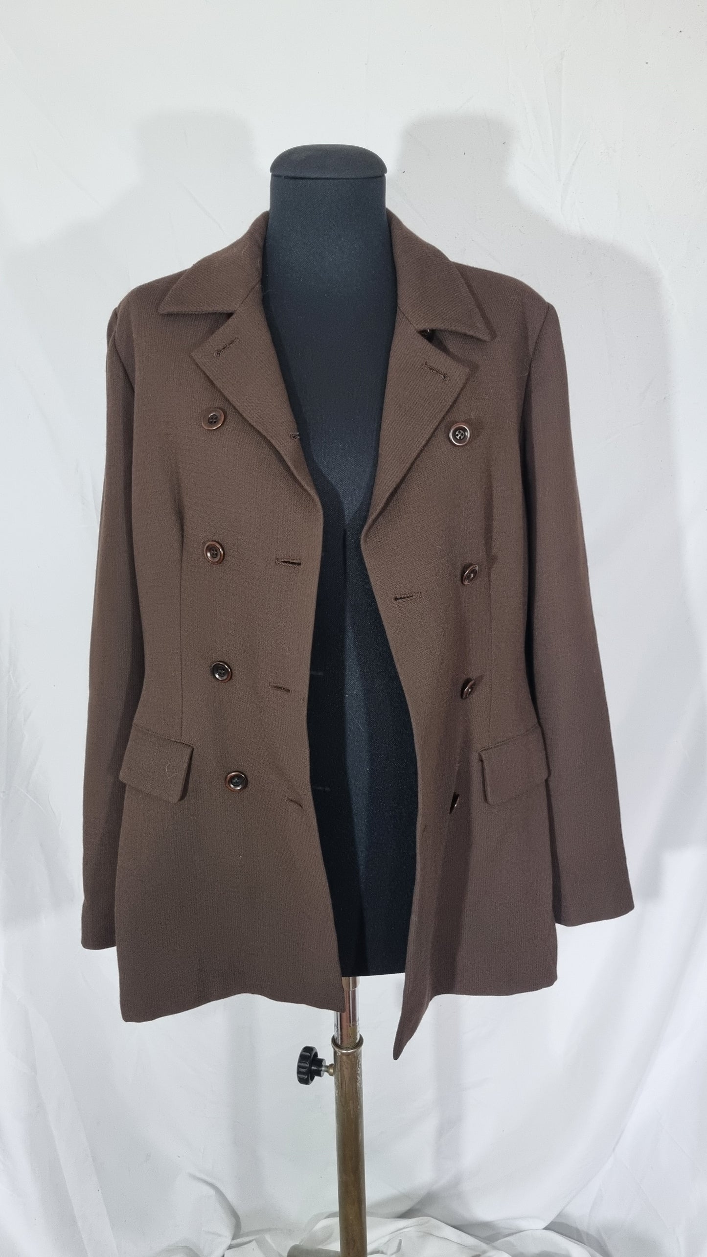 Giacca donna vintage marrone iBlues Blazer aderente avvitato