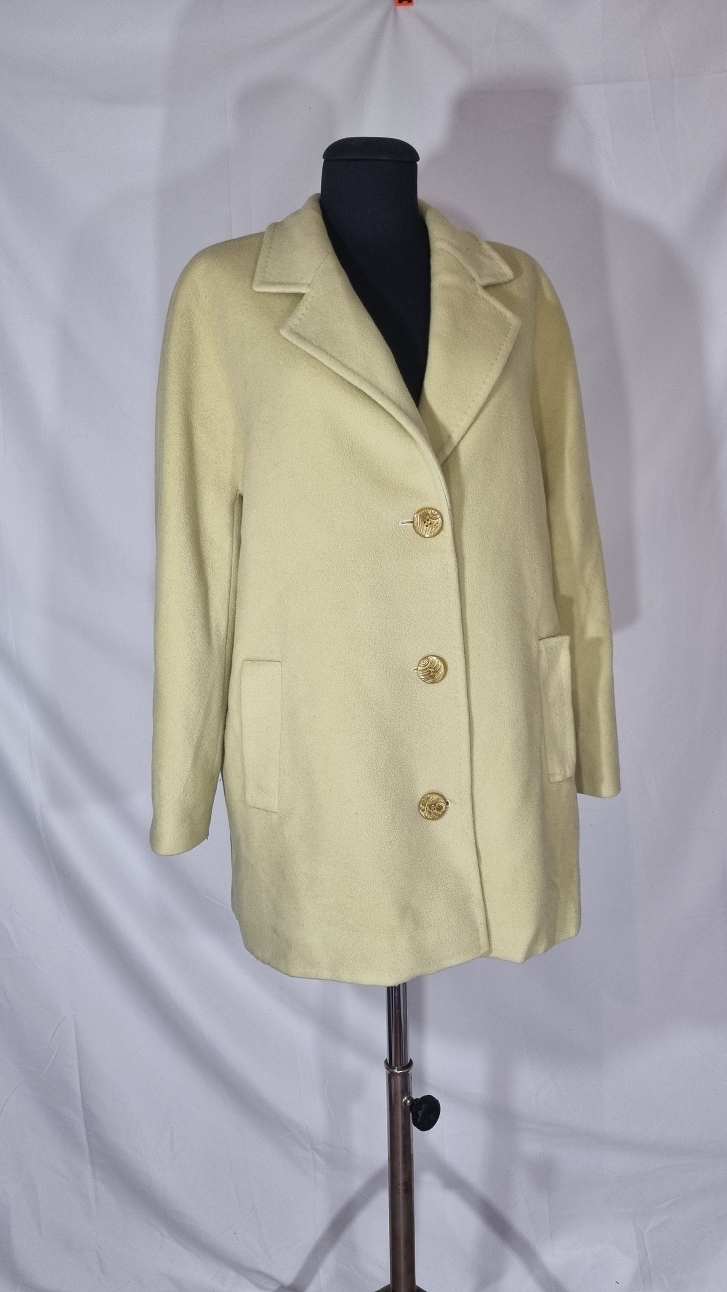 Cappotto vintage donna lime